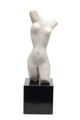 Lote 6 — Torso feminino em mármore