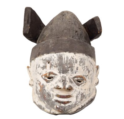 Lote 9 — Máscara Gelede — Povo Yoruba (Nigéria)